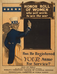 Free Picture of Honor Roll of Women Who Will Work to Win the War