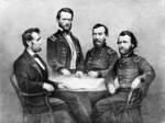 Free Picture of President Lincoln at Genl. Grant