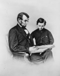 Free Picture of Abraham and Tad Lincoln