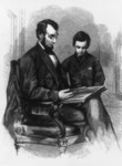 Free Picture of President Lincoln With Son Tad