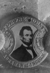 Free Picture of Abraham Lincoln Campaign Button