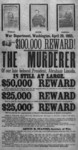 Free Picture of 100,000 reward! The Murderer of our Late Beloved President, Abraham Lincoln
