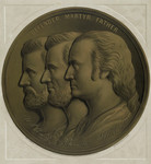 Free Picture of Ulysses S. Grant, Abraham Lincoln, and George Washington, in a Medallion
