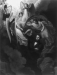 Free Picture of Abraham Lincoln as he is Greeted by George Washington Among a Host of Angels