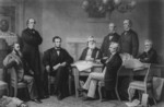 Free Picture of The First Reading of the Emancipation Proclamation Before the Ca