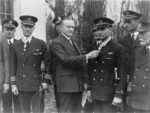 Free Picture of President Coolidge, Congressional Medal on Commander Byrd