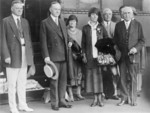 Free Picture of President and Mrs. Coolidge, Herbert Hoover, Frank B. Kellogg