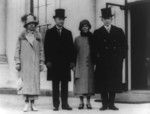 Free Picture of President and Mrs. Coolidge With Vice President and Mrs. Dawes