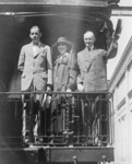 Free Picture of President Calvin Coolidge, Wife and Son