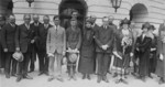 Free Picture of President and Mrs. Coolidge With Winners of Safety Prizes of the Highway Education Board