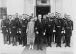 Free Picture of President and Mrs. Coolidge With Military Aides