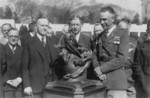 Free Picture of President Coolidge Presenting the Collier Trophy