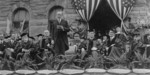 Free Picture of President Coolidge Addressing Graduates of Georgetown University