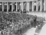 Free Picture of President Coolidge Addressing Crowd at Arlington National Cemetery