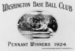 Free Picture of Washington Base Ball Club - Pennant Winners, 1924