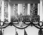 Free Picture of Calvin Coolidge Making Speech at his Inauguration