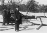 Free Picture of Calvin Coolidge, White House Construction