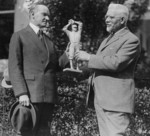 Free Picture of U.S.J. Dunbar Presents a Statue of Walter Johnson