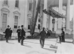 Free Picture of Coolidge Watching White House Repairs