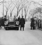 Free Picture of President Coolidge and Mr. Hoover Leaving the White House