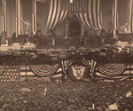 Free Picture of Chief Justice Melville W. Fuller Administering the Oath of Office to Benjamin Harrison