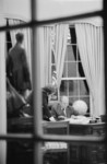 Free Picture of Gerald Ford Working at His Desk