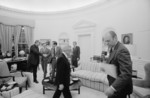 Free Picture of Gerald Ford Meeting With Howard Baker, Barry Goldwater, and Othe