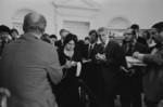 Free Picture of Gerald Ford Talking With Reporters