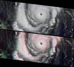 Free Picture of Hurricane Lili Heads for Louisiana Landfall