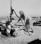 Free Picture of Woman at a Well