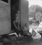 Free Picture of Children Living in a Trailer