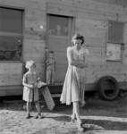 Free Picture of Family at Rural Shacktown