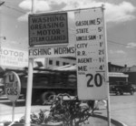 Free Picture of Gas Station Prices, 1938
