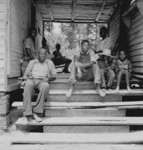 Free Picture of African American Sharecropper Family