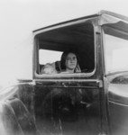 Free Picture of Woman Sitting in a Car