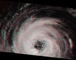 Free Picture of Eye of Hurricane Alberto