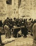 Free Picture of Pilgrims Buying Food, 1913