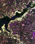 Free Picture of Dnieper River From Space