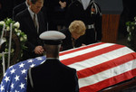 Free Picture of Betty Ford Over Casket of Gerald Ford