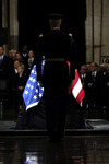 Free Picture of Flag Covered Casket of Gerald Ford