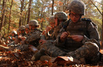 Free Picture of Soldiers in Traning Eating