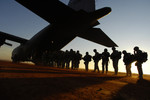 Free Picture of Paratroopers Boarding C-130 Hercules