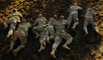 Free Picture of Soldiers Crawling on Ground