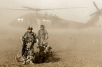 Free Picture of US Army Soldiers, UH-60 Black Hawk