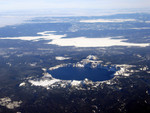 Free Picture of Aerial of Crater Lake