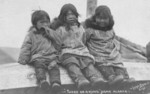 Free Picture of Three Eskimo Children