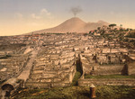 Free Picture of Ruins of Pompeii and Vesuvius