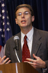Free Picture of Dr. David Fleming Talking About Monkeypox at a Press Briefing on June 11, 2003