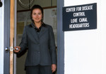 Free Picture of CDC Employee at the Laboratory Investigation Headquarters in Love Canal, New York