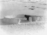 Free Picture of Eskimo Building an Igloo
